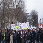 Manifestation des étudiants et enseignants chercheurs à Paris le 10 février 2009 photo n°29 