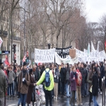 Manifestation des étudiants et enseignants chercheurs à Paris le 10 février 2009 photo n°30 