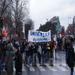 Manifestation des étudiants et enseignants chercheurs à Paris le 10 février 2009 photo n°32 