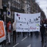 Manifestation des étudiants et enseignants chercheurs à Paris le 10 février 2009 photo n°39 