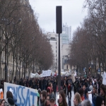 Manifestation des étudiants et enseignants chercheurs à Paris le 10 février 2009 photo n°43 