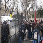 Manifestation des étudiants et enseignants chercheurs à Paris le 10 février 2009 photo n°49 