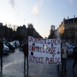 Manifestation des étudiants et enseignants chercheurs à Paris le 10 février 2009 photo n°53 