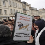 manifestation contre la suppression de postes dans l'académie de Caen le 10 février 2011 photo n°11 