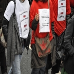 manifestation contre la suppression de postes dans l'académie de Caen le 10 février 2011 photo n°16 