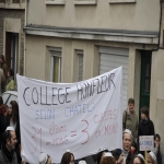 manifestation contre la suppression de postes dans l'académie de Caen le 10 février 2011 photo n°17 