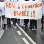 manifestation contre la suppression de postes dans l'académie de Caen le 10 février 2011 photo n°26 