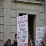 rassemblement contre la carte scolaire et pour le maintien des RASED le 10 février 2012 photo n°3 