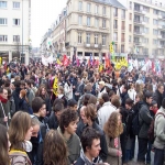 Manifestation pour la défense des salaires et de l'Éducation le 10 mars 2005 photo n°11 