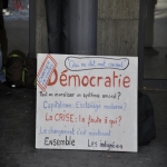 Manifestation des Indignés et Anonymous de Caen le 11 février 2012 photo n°4 