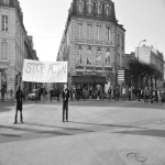 Manifestation des Indignés et Anonymous de Caen le 11 février 2012 photo n°16 