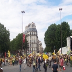 manifestation antinucléaire à Paris le 12 juillet 2008 photo n°17 