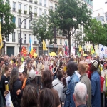 manifestation antinucléaire à Paris le 12 juillet 2008 photo n°22 