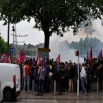 Manifestation lors de la venue de Manuel Valls le 13 juin 2016 photo n8 