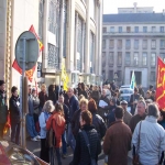 Rassemblement pour la défense des services publics le 13 novembre 2004 photo n°39 