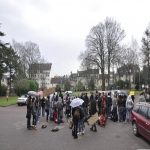 Manifestation du CLE d'Hérouville le 14 janvier 2011 photo n°5 
