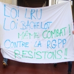 Manifestation contre la LRU  et la loi Bachelot le 14 mai 2009 photo n2 