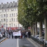 Rassemblement devant l'UMP le jeudi 14 octobre 2010 photo n°1 
