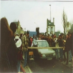 barrage filtrant et barricades devant l'universit le 14 dcembre 1995 photo n2 