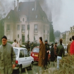 barrage filtrant et barricades devant l'universit le 14 dcembre 1995 photo n7 