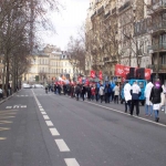 Manifestation de la santé et des lycéens à Paris le 15 février 2005 photo n°1 