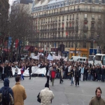 Manifestation de la santé et des lycéens à Paris le 15 février 2005 photo n°9 