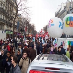 Manifestation de la santé et des lycéens à Paris le 15 février 2005 photo n°10 