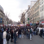 Manifestation de la santé et des lycéens à Paris le 15 février 2005 photo n°12 