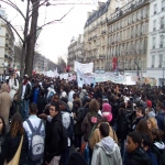 Manifestation de la santé et des lycéens à Paris le 15 février 2005 photo n°14 