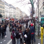Manifestation de la santé et des lycéens à Paris le 15 février 2005 photo n°17 