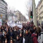 Manifestation de la santé et des lycéens à Paris le 15 février 2005 photo n°21 