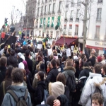 Manifestation de la santé et des lycéens à Paris le 15 février 2005 photo n°29 