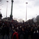 Manifestation de la santé et des lycéens à Paris le 15 février 2005 photo n°30 
