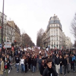 Manifestation de la santé et des lycéens à Paris le 15 février 2005 photo n°31 