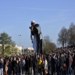 Hommage au Mmorial de Caen aux victimes des attentats de Paris du 13 novembre photo n1 
