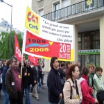 Manifestation contre la suppression du lundi de Pentecôte le 16 mai 2005 photo n°8 