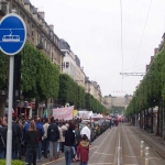 Manifestation contre la suppression du lundi de Pentecôte le 16 mai 2005 photo n°17 