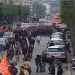 Manifestation contre la suppression du lundi de Pentecôte le 16 mai 2005 photo n°20 
