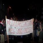 Rassemblement devant la préfecture pour la régularisation des sans-papiers le 16 novembre 2006 photo n°2 