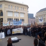 manifestation des IUT contre la LRU le 16 décembre 2008 photo n°31 