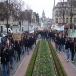 manifestation des IUT contre la LRU le 16 décembre 2008 photo n°44 