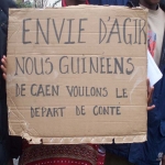 Manifestation contre la dictature en Guinée le 17 février 2007 photo n°4 
