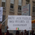 Manifestation contre la dictature en Guinée le 17 février 2007 photo n°5 
