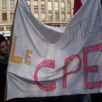 manifestation contre le CPE le 18 mars 2006 photo n3 