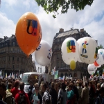 manifestation pour la défense de l'école publique à Paris le 18mai 2008 photo n°15 