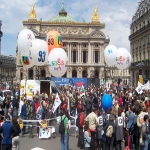 manifestation pour la défense de l'école publique à Paris le 18mai 2008 photo n°16 