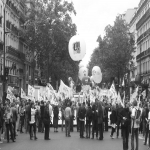manifestation pour la défense de l'école publique à Paris le 18mai 2008 photo n°23 