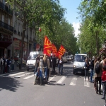 manifestation pour la défense de l'école publique à Paris le 18mai 2008 photo n°31 