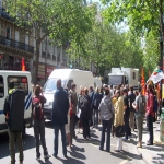 manifestation pour la défense de l'école publique à Paris le 18mai 2008 photo n°33 