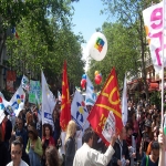 manifestation pour la défense de l'école publique à Paris le 18mai 2008 photo n°36 